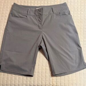Adidas Women's Light Gray Bermudas